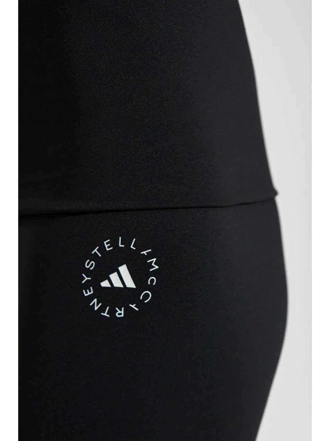 Леггинсы с логотипом и высокой талией Adidas, черный — фото 2