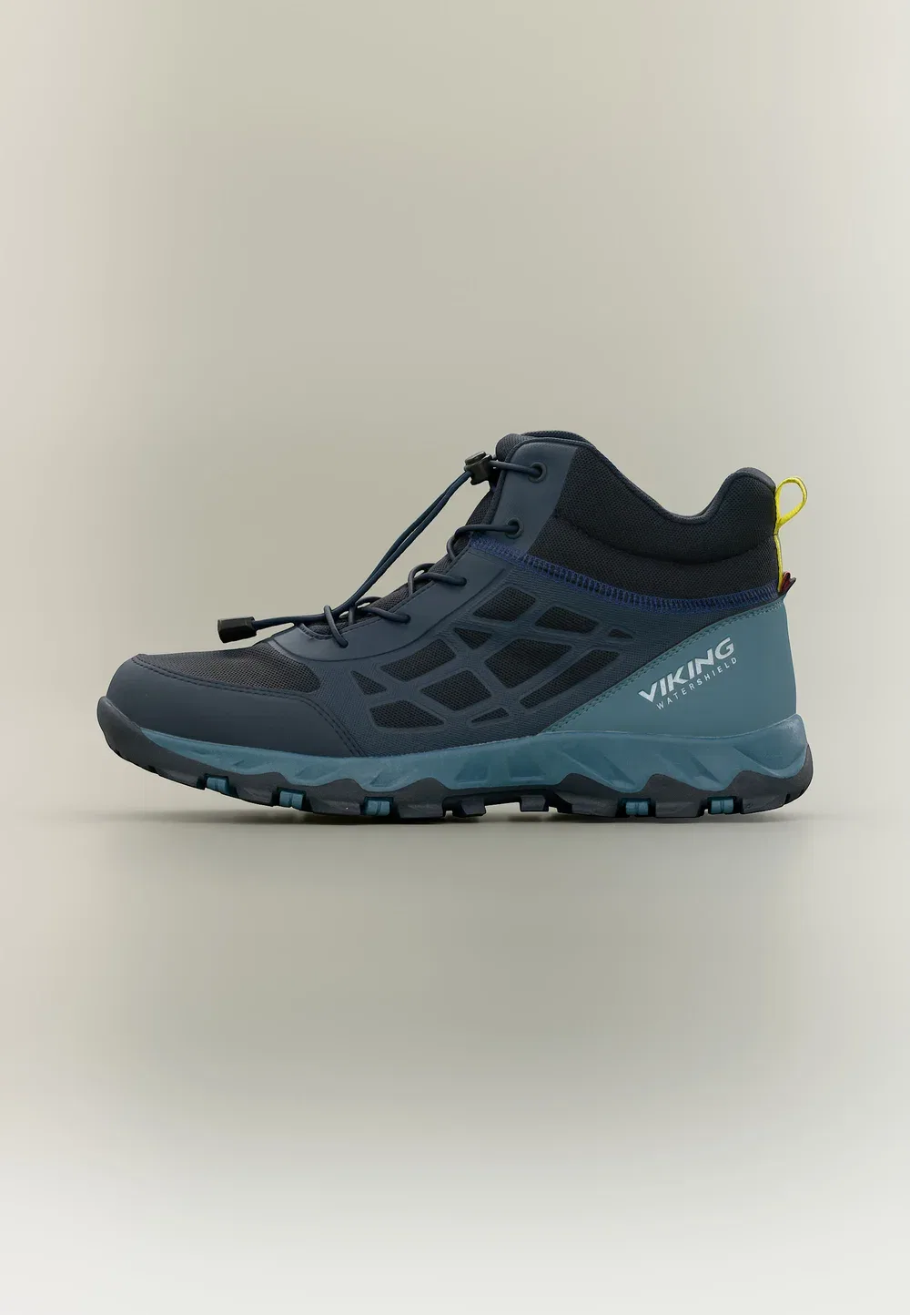 Кроссовки Track mid wp унисекс - высокие кроссовки Viking, Navy/Demin