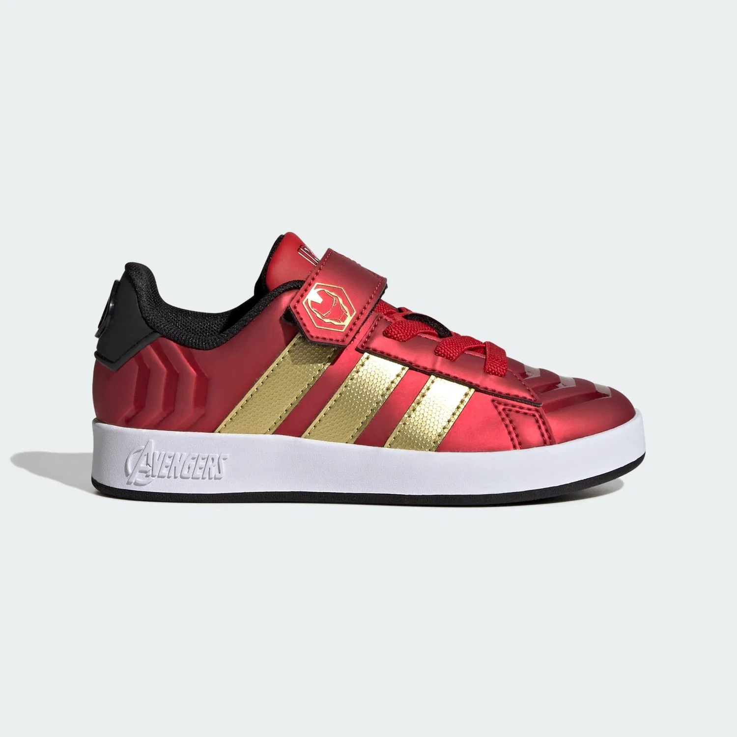 Детские кроссовки с принтом Grand Court Adidas, Rot Gold Schwarz