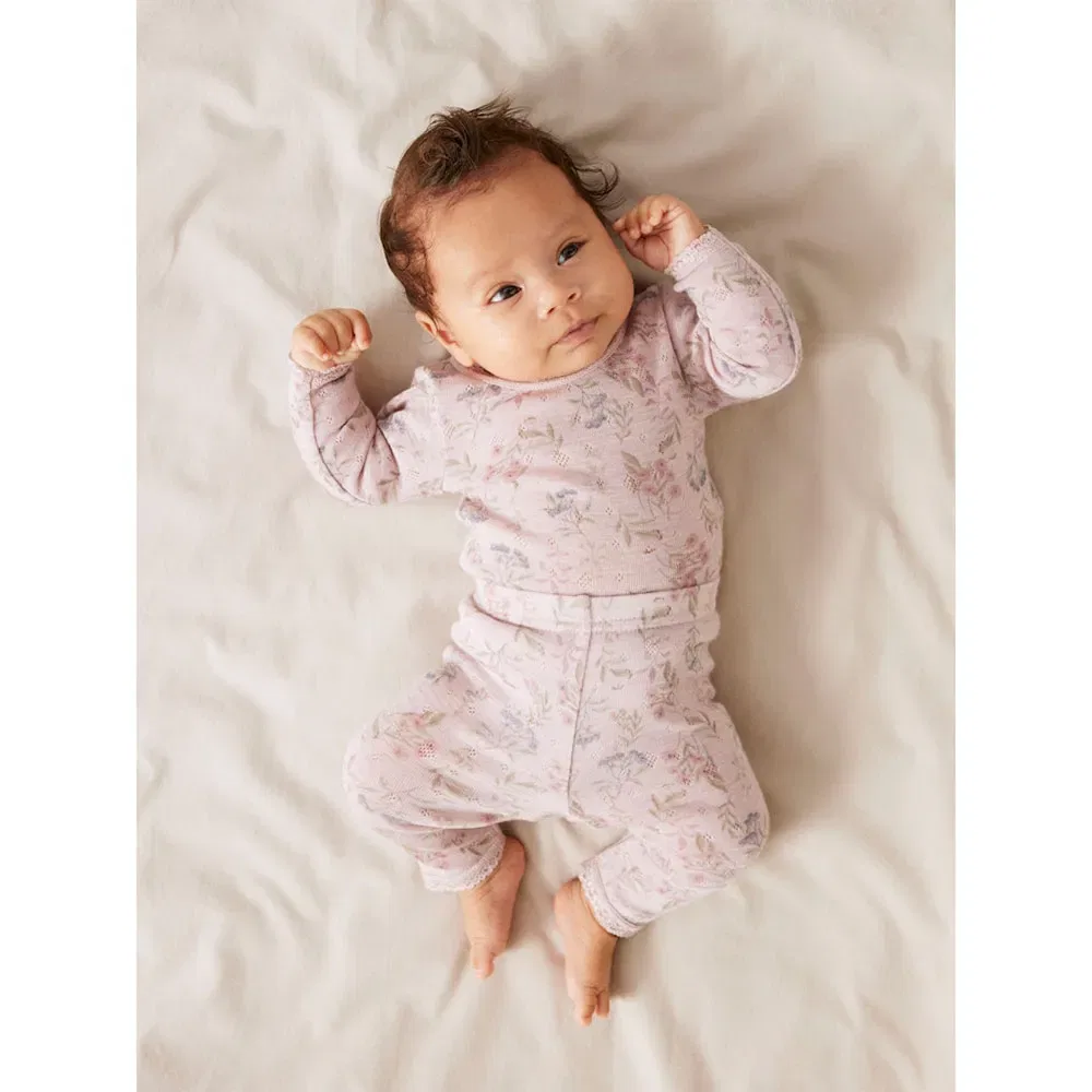 Детские леггинсы для девочек с принтом Wang Needle Name it, Pink — фото 4