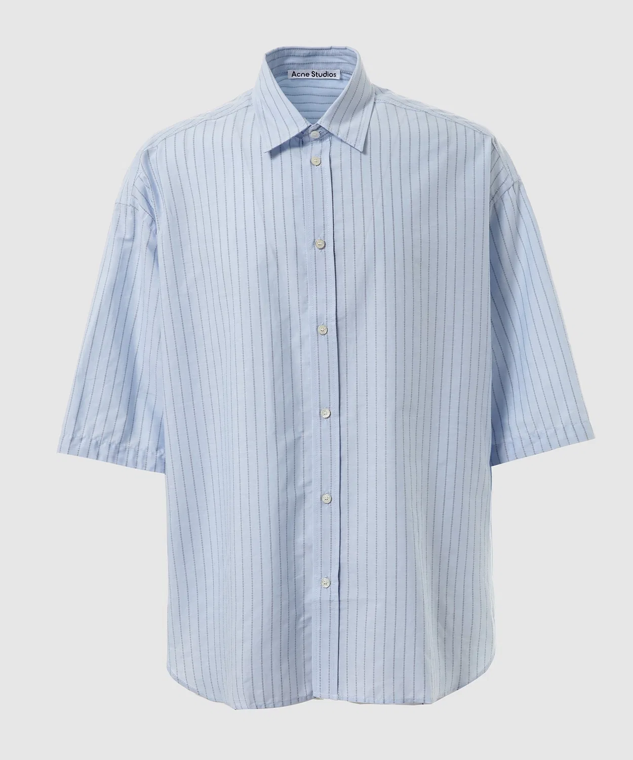 Мужская рубашка с микрополосатым принтом, модель RW-MN-SHIR000004 Acne Studios, Blue