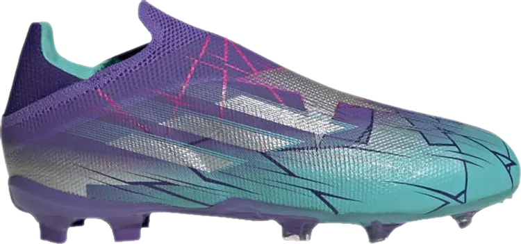 

Бутсы Adidas X Speedflow+ FG J 'Purple Rush Mint Rush', фиолетовый