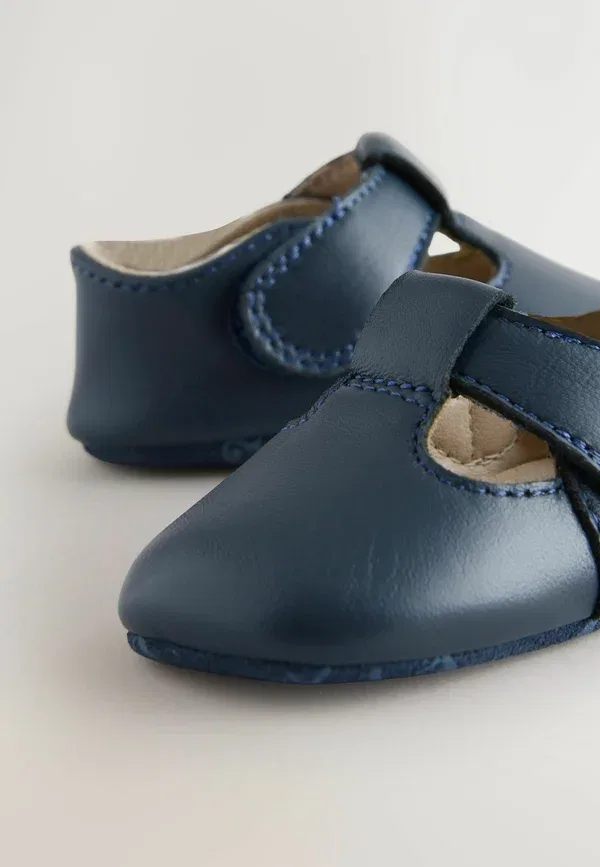 Ботинки кожаные Regular fit - baby shoes Next, темно-синий — фото 4