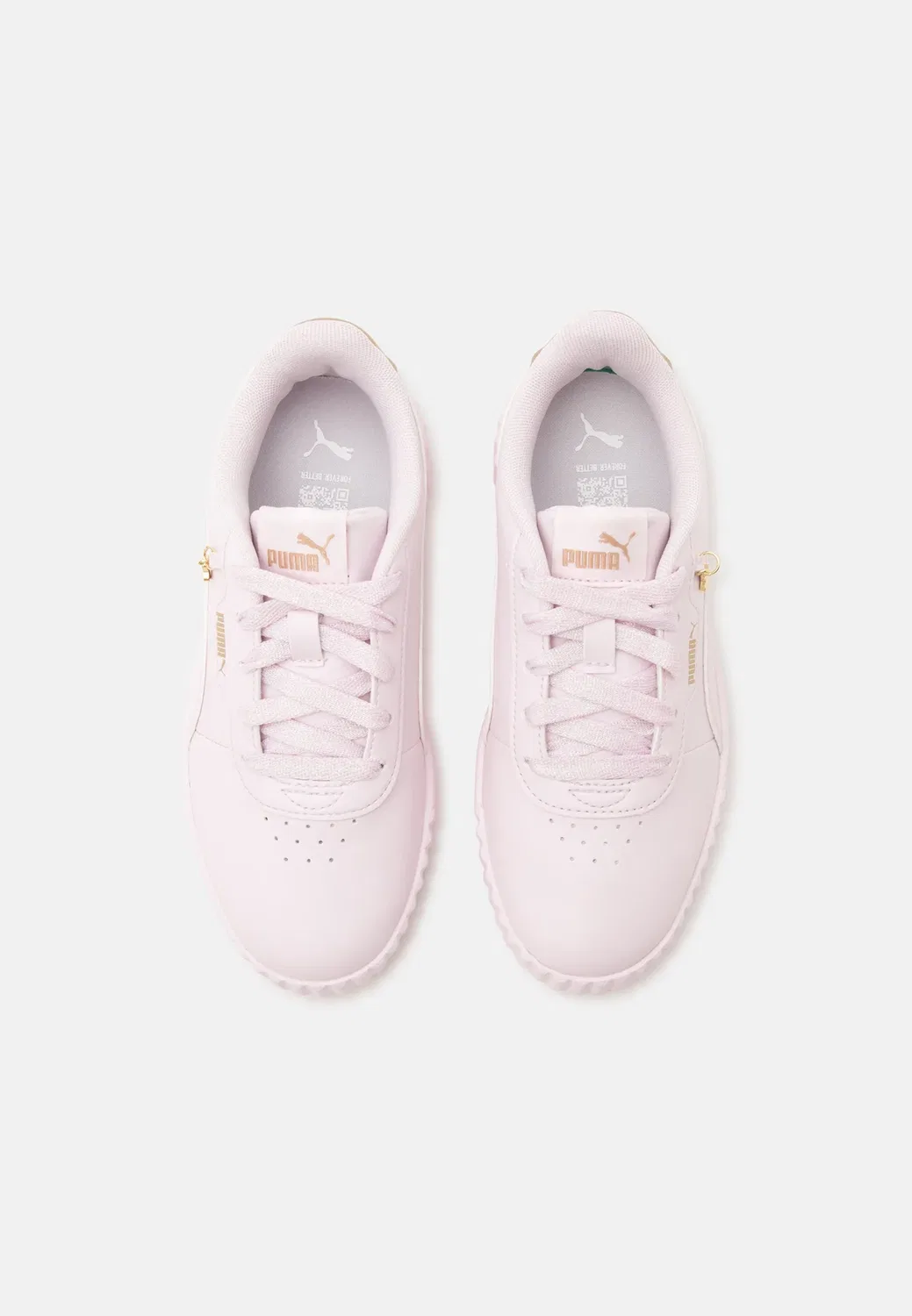 Кроссовки Carina 3.0 charm унисекс Puma, Powder Pink/Gold-Coloured — фото 4