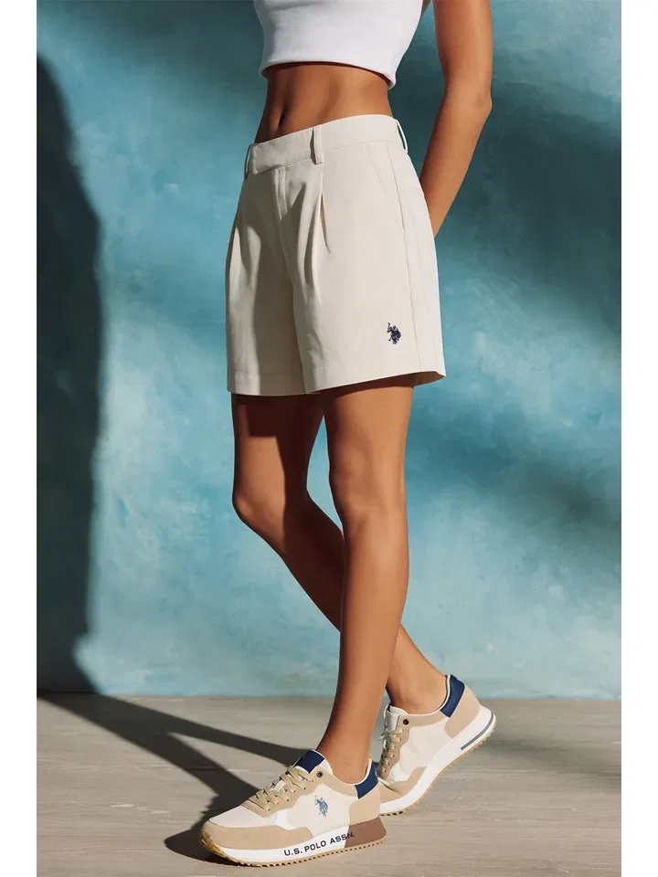Женские шорты свободного кроя U.S. Polo Assn., White