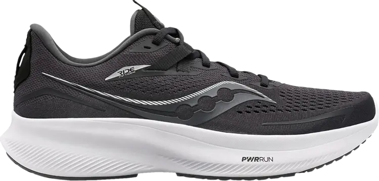 

Кроссовки Saucony Ride 15 Wide Black White, черный