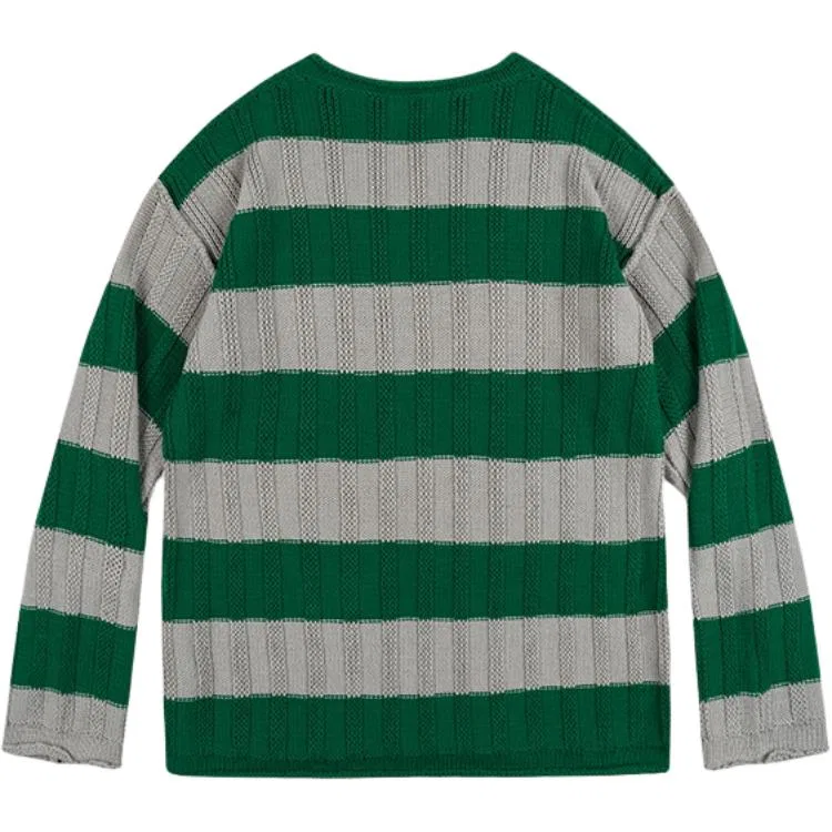 Детский свитер унисекс GOOD BAI 916 FW24, Green/Gray — фото 3