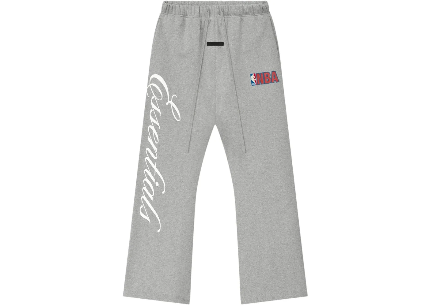 Мужские спортивные брюки с клешем Fear of God Essentials NBA Sweatpant, Concrete Heather