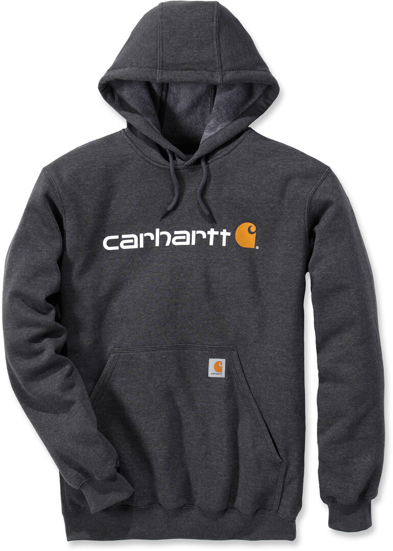 

Толстовка Carhartt Signature Logo Midweight, темно-серый