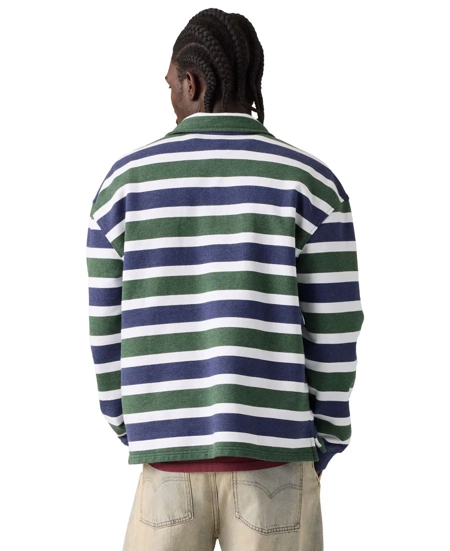 Джемпер с четверть-застежкой Cameron, хлопковый Levi's, Kombu Green — фото 4