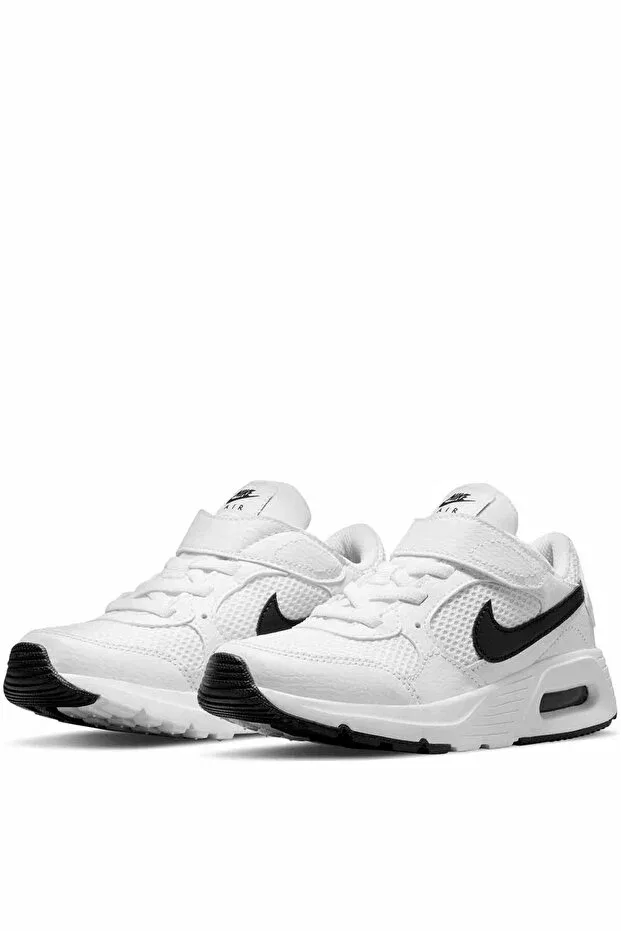 Детские кроссовки для девочек текстильные Air max sc (psv) Nike, White — фото 2