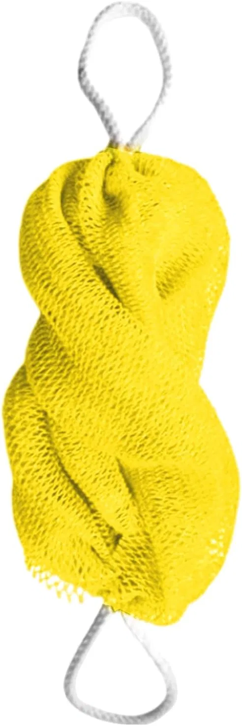 Сетка для пилинга тела, GkgWuxf, 60 г, 20x60 см, Желтый