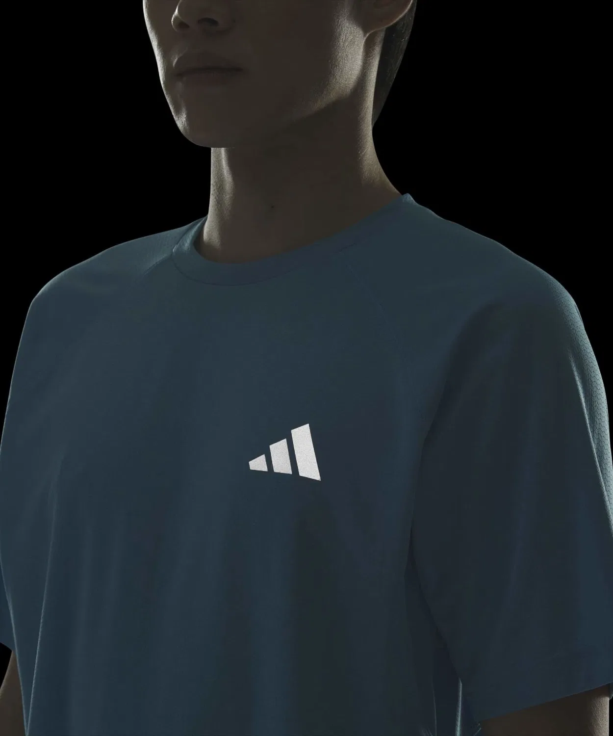 Мужская футболка с коротким рукавом Tech Essentials Cool Touch Regular Fit Adidas, Blue — фото 3