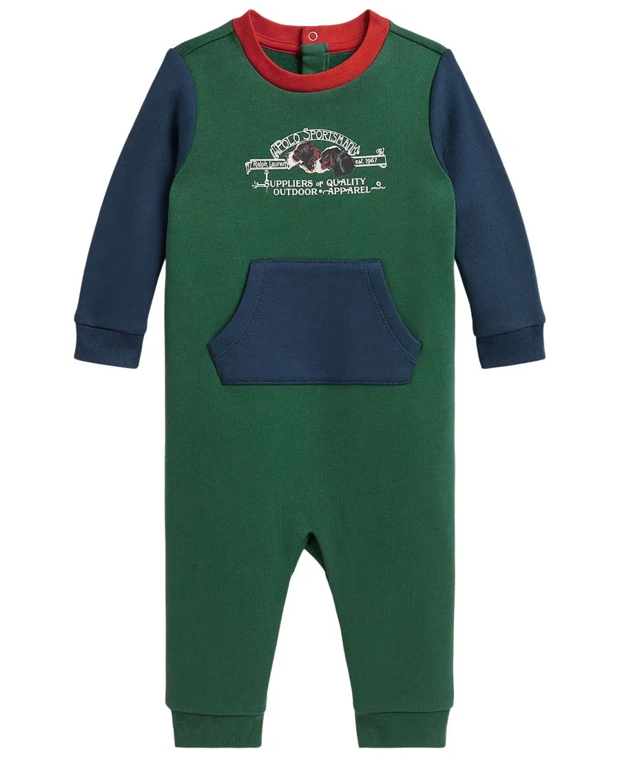 Комбинезон-слип с принтом Polo Sportsman Polo Ralph Lauren, Verano Green Multi
