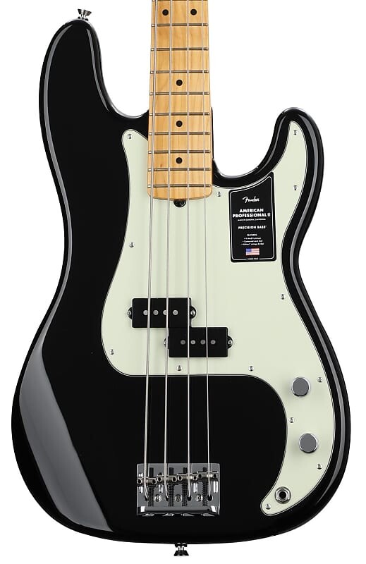 

Fender American Professional II Precision Bass — черный с кленовой накладкой 0193932706