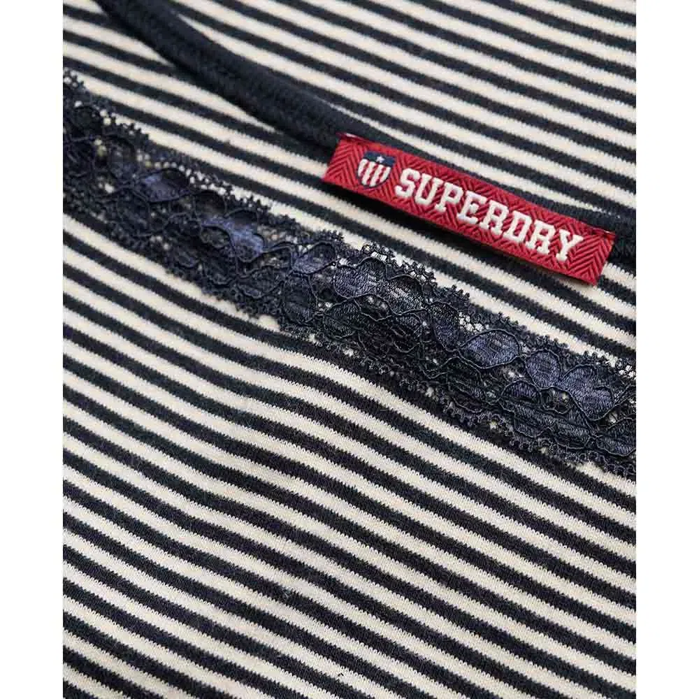 Топ без рукавов Athletic Essentials Lace Cami Superdry, синий — фото 4