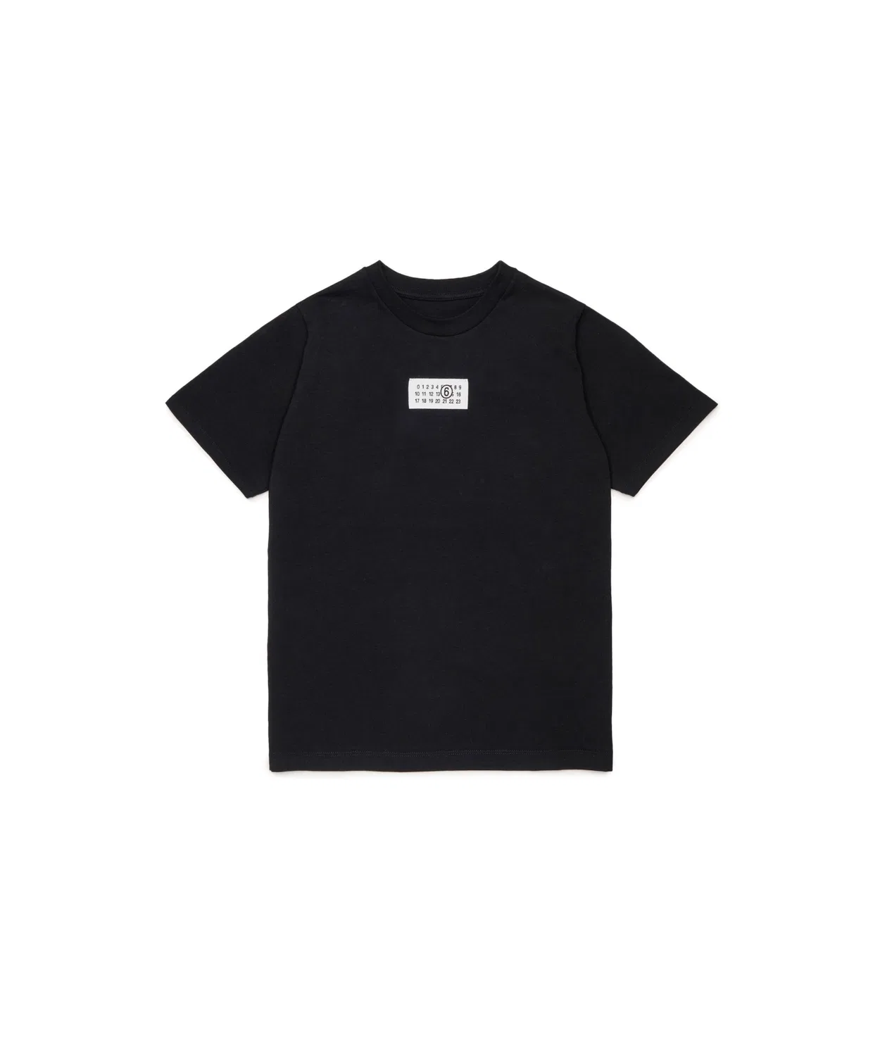 Детская футболка с принтом MM6 KID MM6 Maison Margiela, Черный