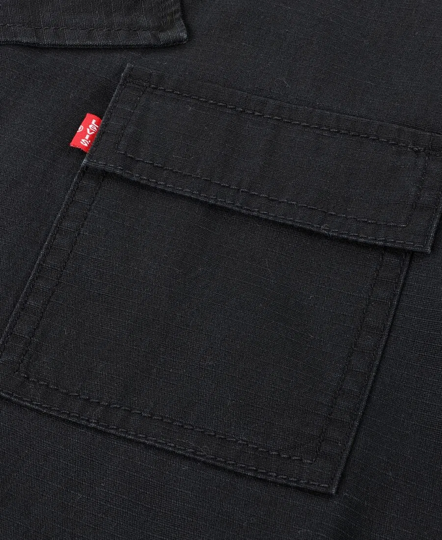 Детская рубашка с коротким рукавом Levi's, Jet Black — фото 4
