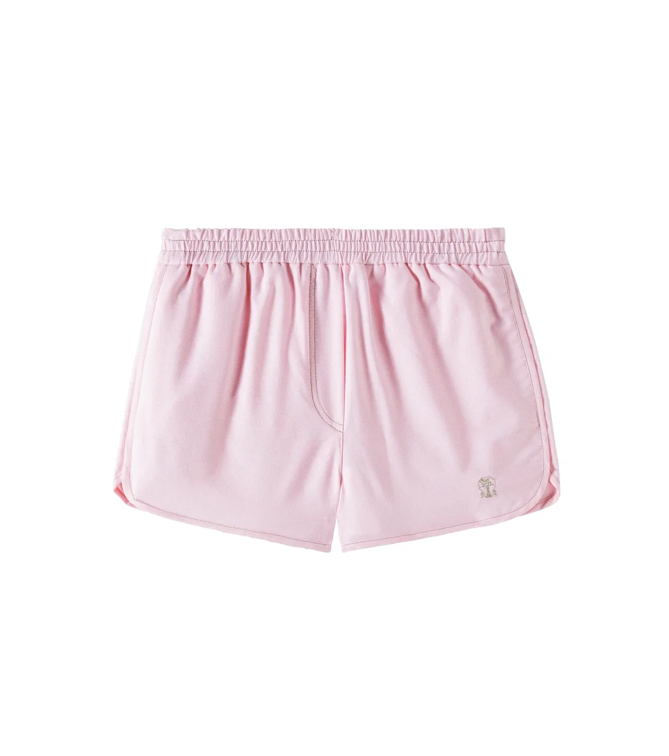 Шорты-бермуды хлопковые Brunello Cucinelli Kids, розовый
