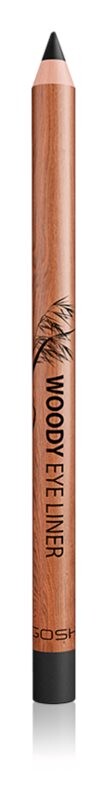 

Водостойкая подводка для глаз Gosh Woody, оттенок 001 Ebony Black 1.1 г