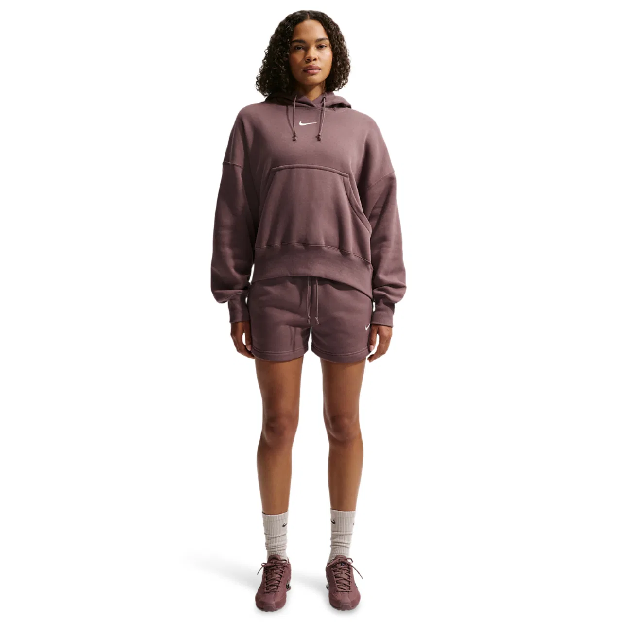 Женская толстовка PHNX Fleece Oversize Nike, цвет Tattoo/Sail — фото 3