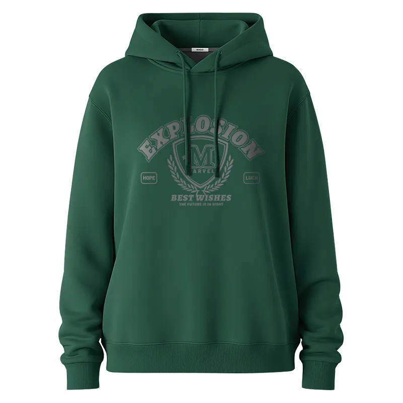Детский свитшот хлопковый Blaze Upward MINISO, Forest Green