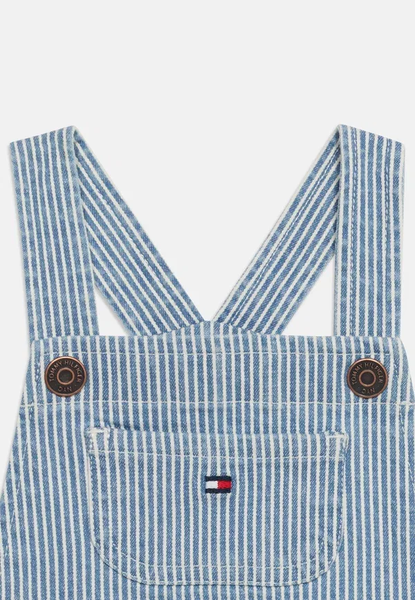 Комплект из джинсовой куртки и полукомбинезона, Tommy Hilfiger, light blue, светло-голубой — фото 3