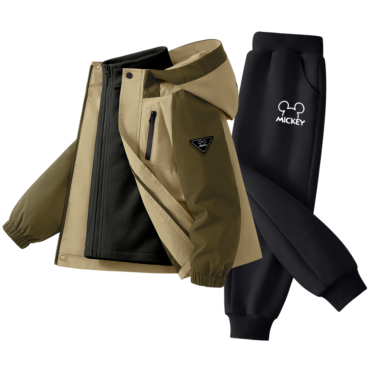 

Детская повседневная спортивная одежда Disney, черный