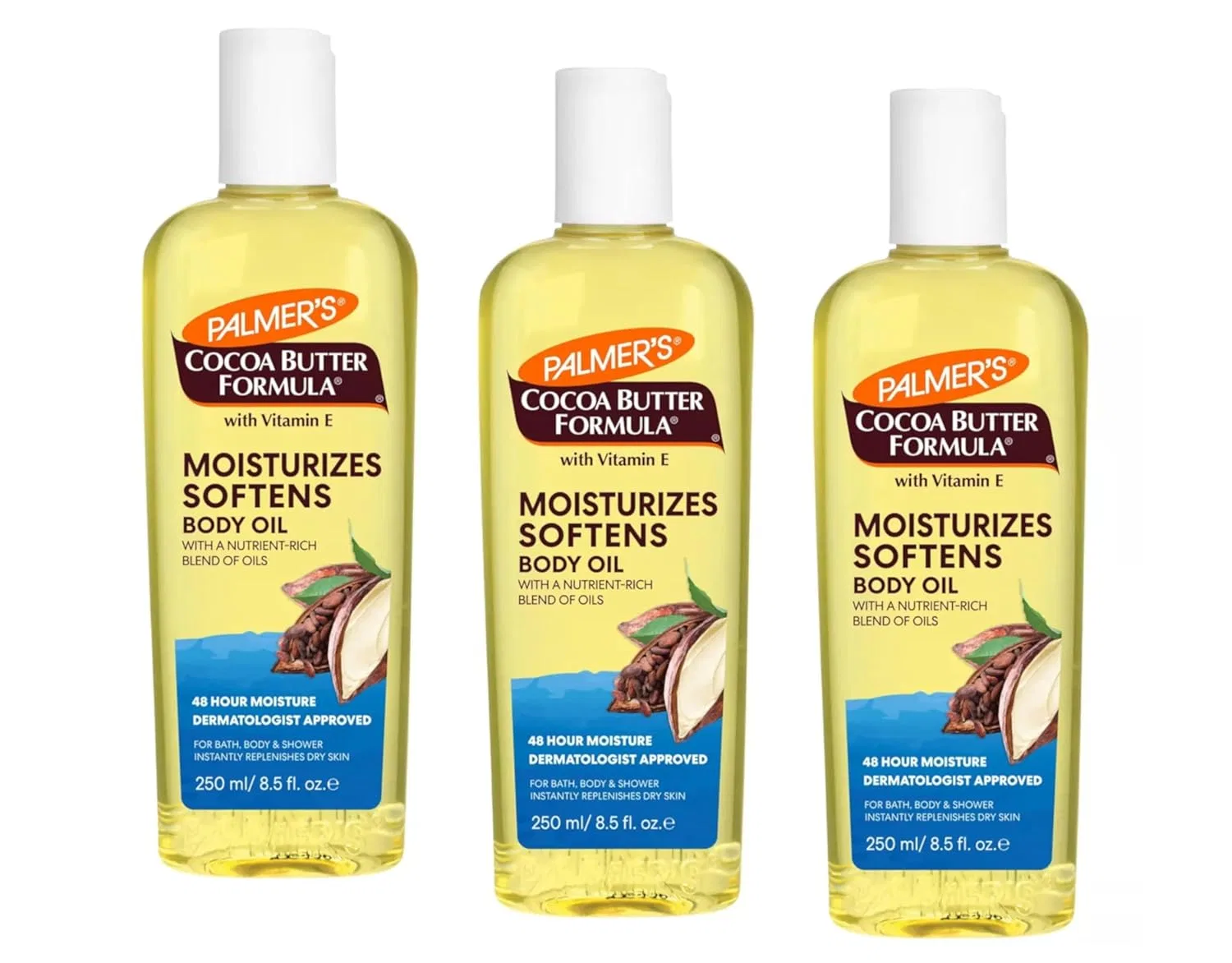 Масло для тела Palmer's Cocoa Butter Formula, 3 шт, 750 мл