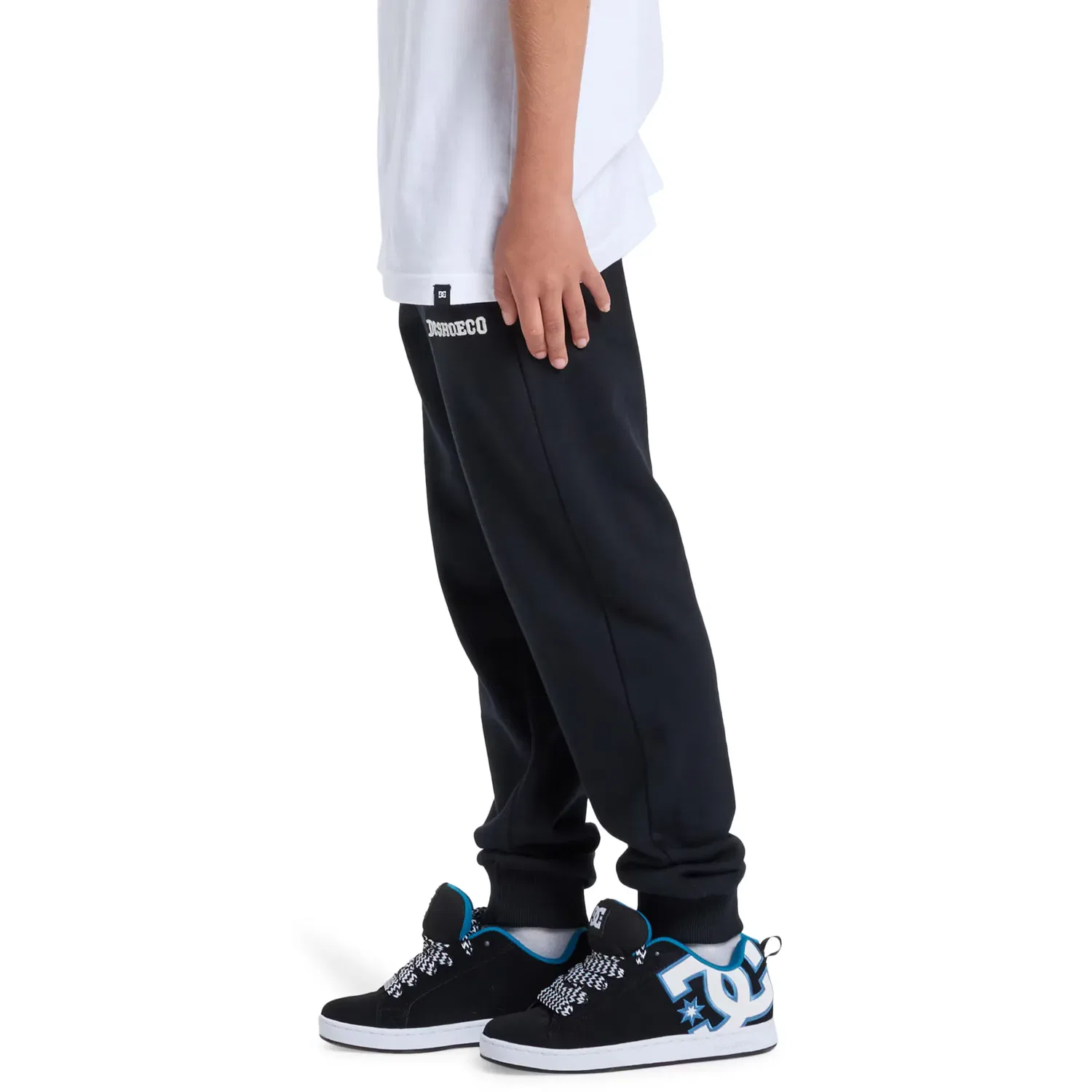 Детские спортивные штаны для мальчиков флисовые Baseline DC Shoes, Negro — фото 3