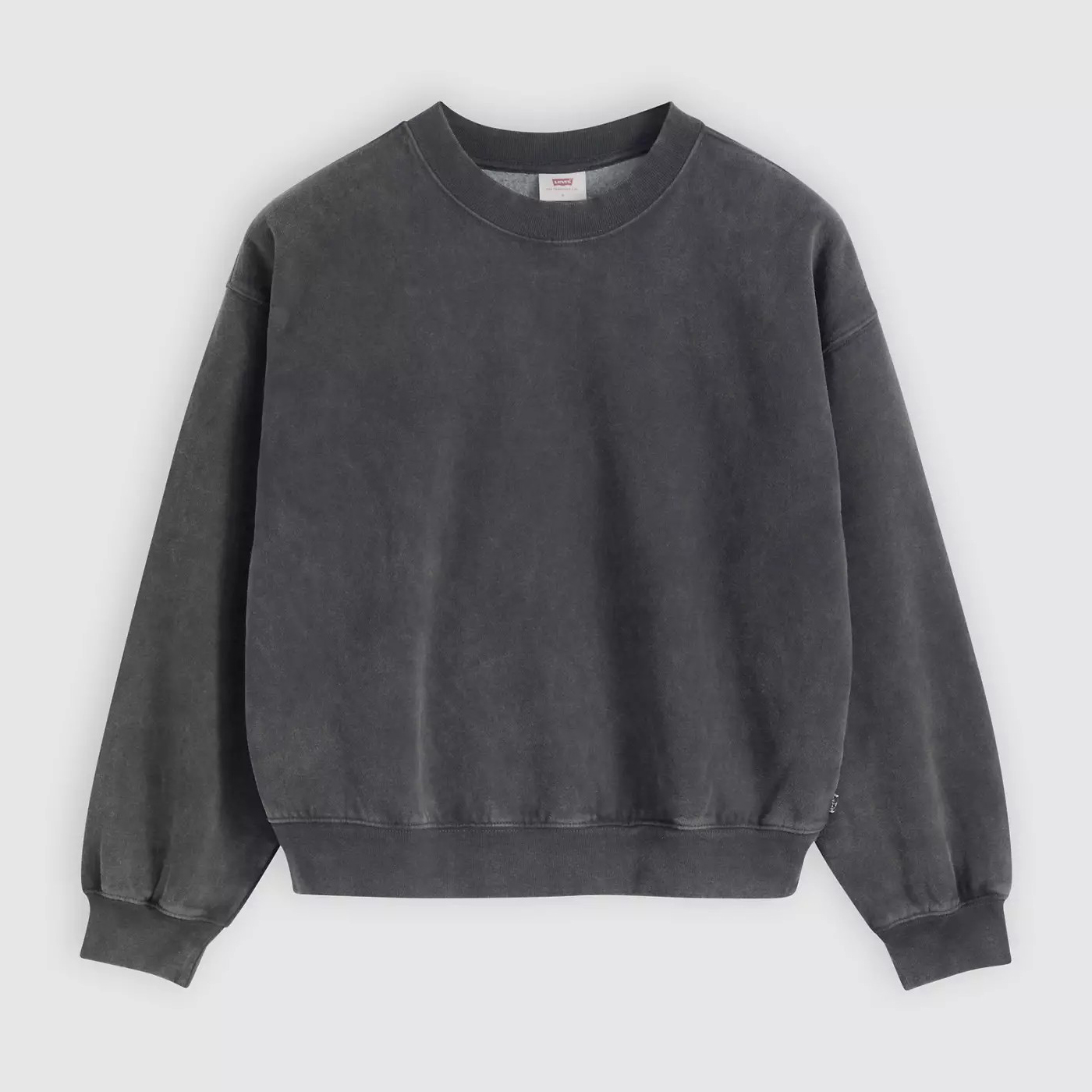 Свитшот Levi's Premium Vintage Garment Dye Boxy, черный