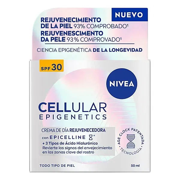 Крем для лица дневной с SPF30 с эпицеллином и гиалуроновой кислотой NIVEA Cellular Epigenetics, 50 мл — фото 2