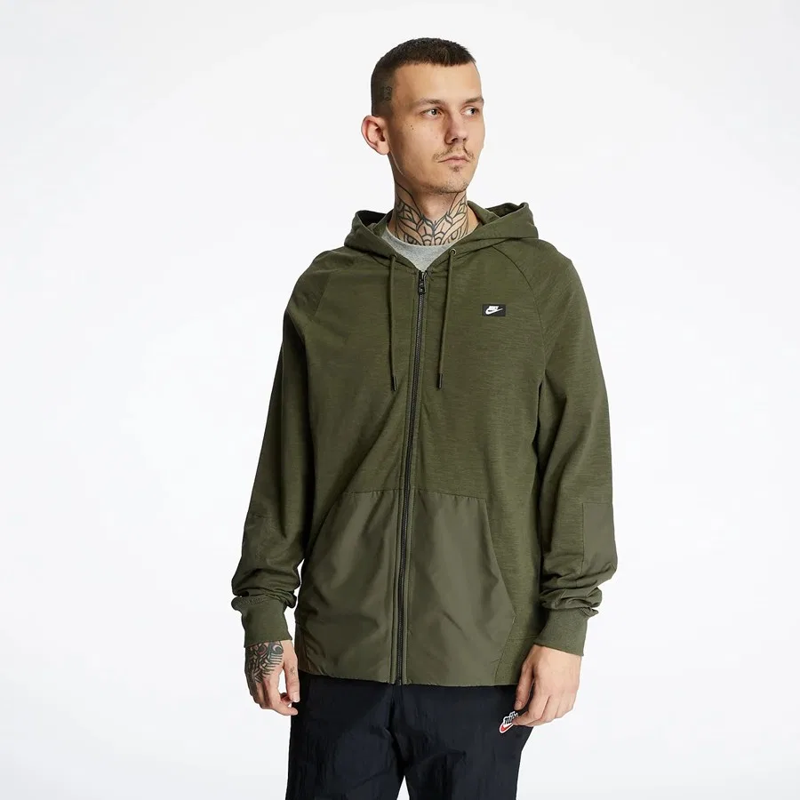 Детский свитшот с капюшоном с принтом Nike Sportswear Me Mix, Nike, Зеленый
