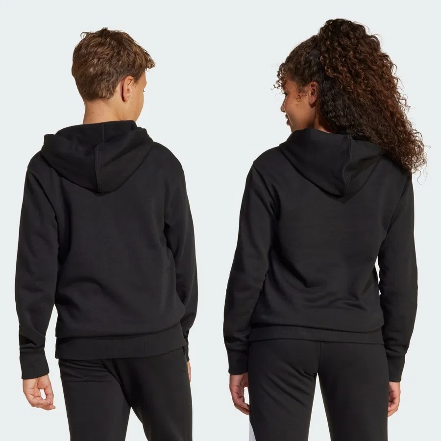 Детский худи с капюшоном и длинным рукавом Sportswear JC9772 Essentials Hoodie Kids adidas, Сине-белый — фото 2