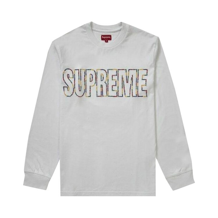 

Лонгслив Supreme International Long-Sleeve Tee 'White', белый