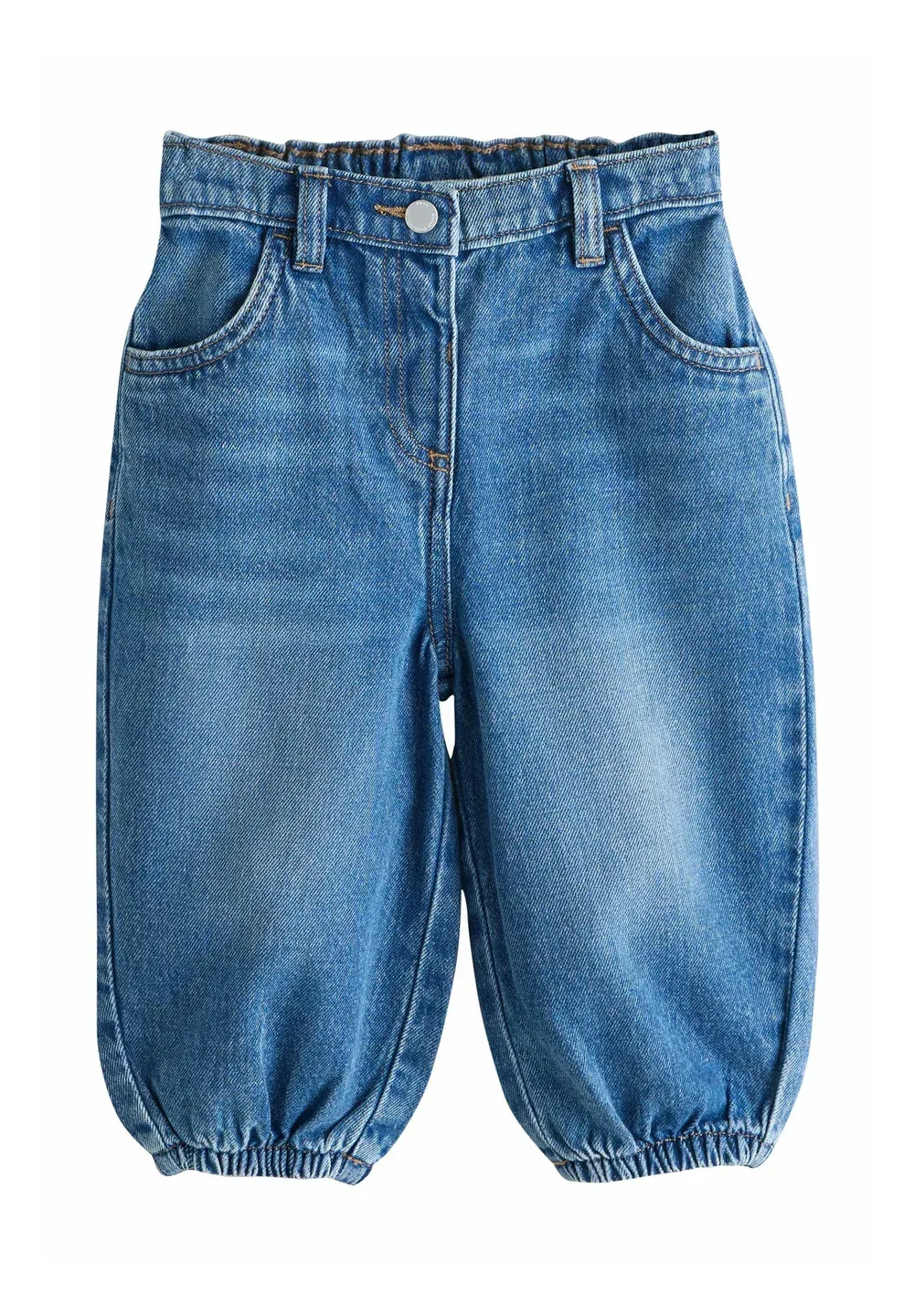 Джинсы прямого кроя - стандартного размера. Джинсы свободного кроя Next, Mid Wash Denim