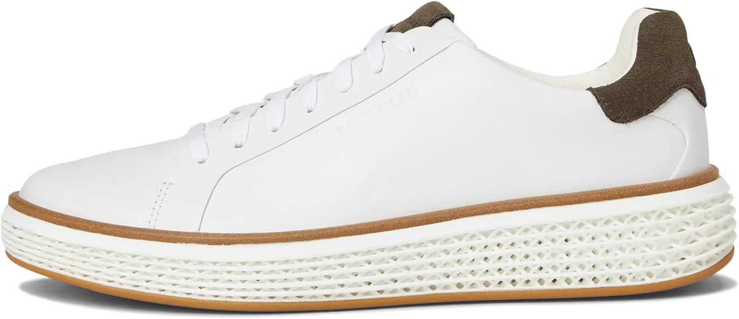 Мужские кроссовки Cole Haan Grandpro Court Skyweave, белый/темно-оливковый — фото 4