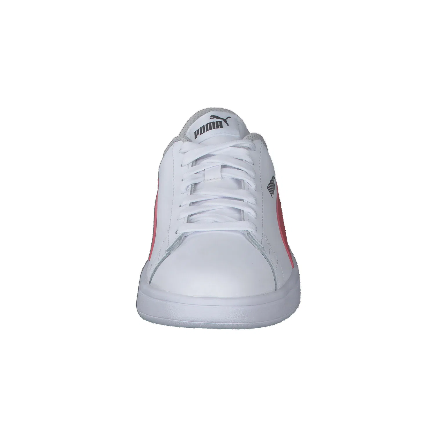 Детские кожаные кроссовки Smash V2 L Jr Puma, Weiss — фото 3