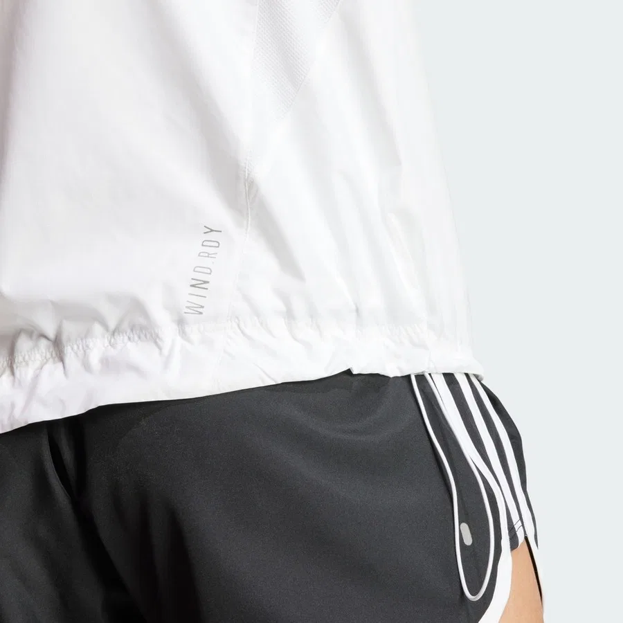 Ветрозащитная куртка Own The Run adidas, Белый — фото 4
