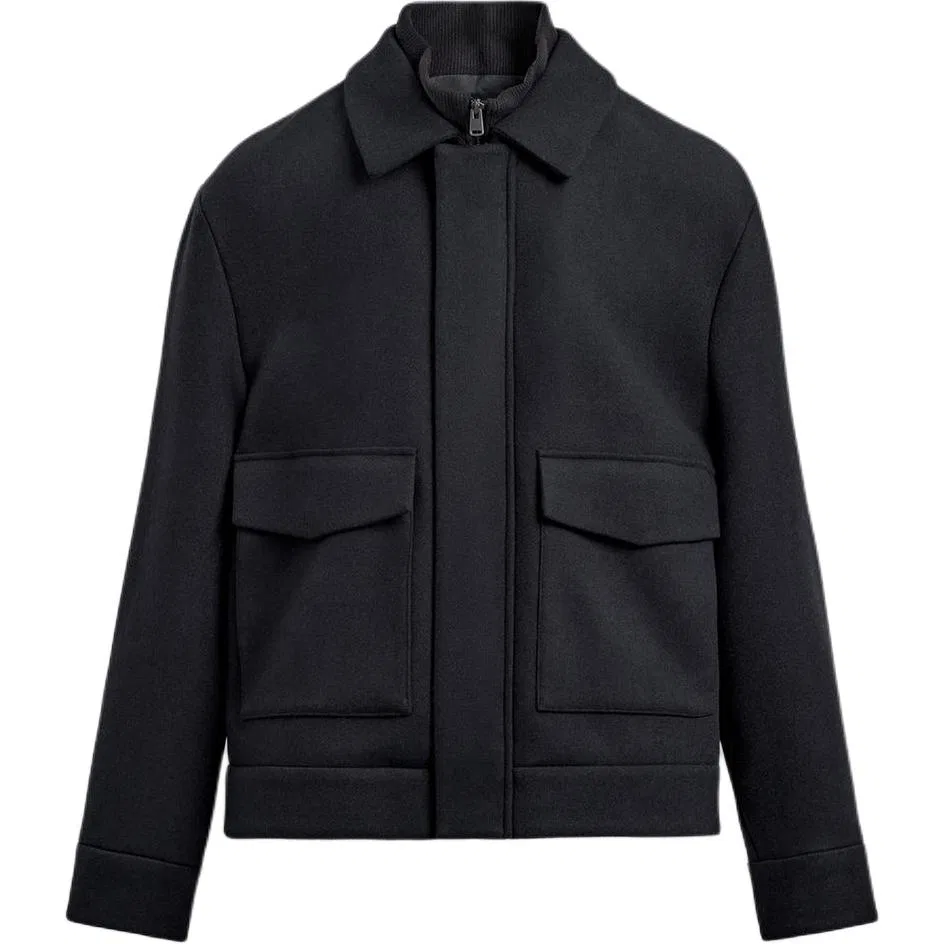 Мужское пальто ZARA, Sea Blue