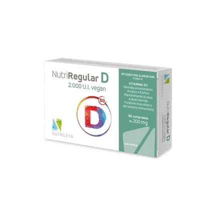 

Nutriregular D 2000 Iu Vegan 60 таблеток Nutrileya Srl