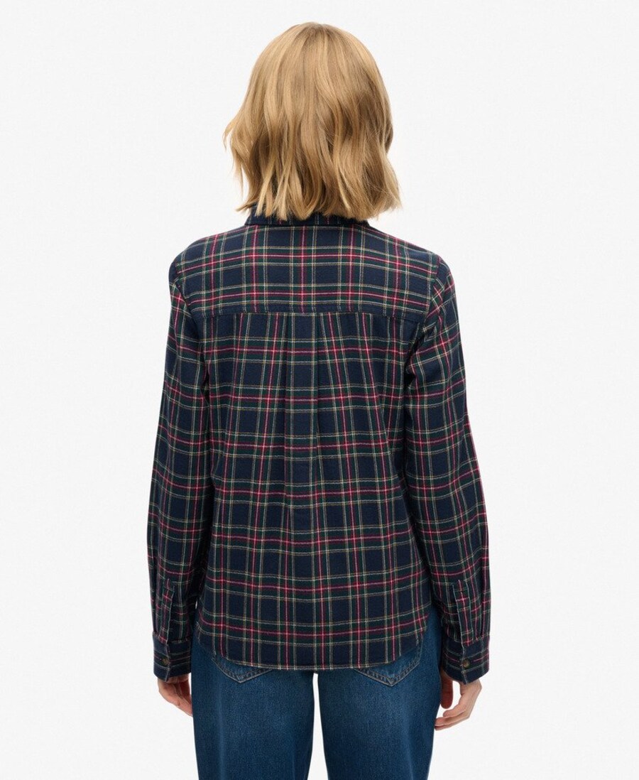 Блуза Superdry, темно-синий — фото 4