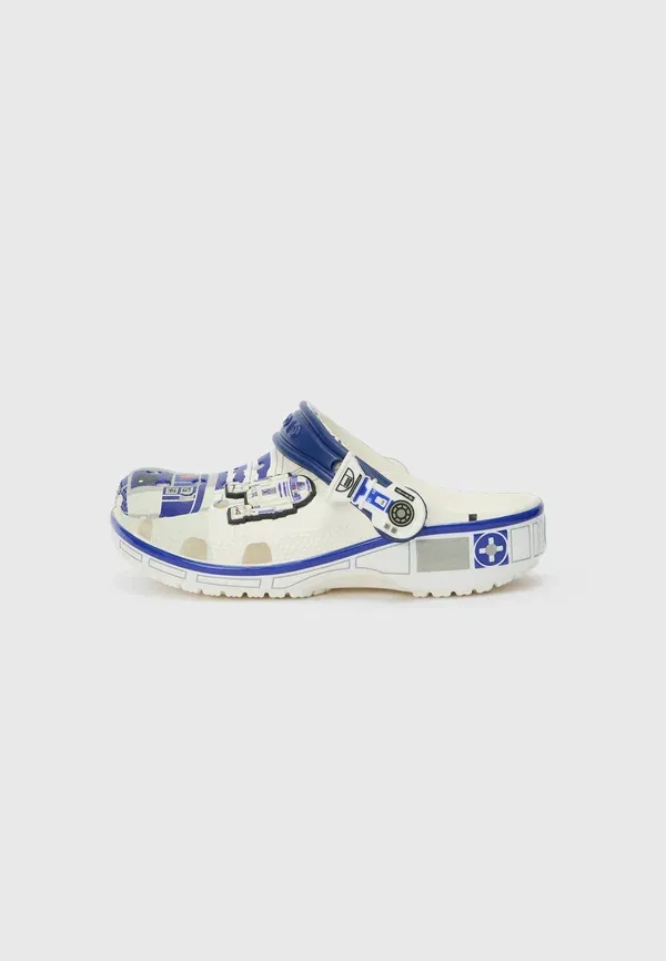 Звездные войны R2D2 унисекс - сабо Crocs, белый/синий — фото 2