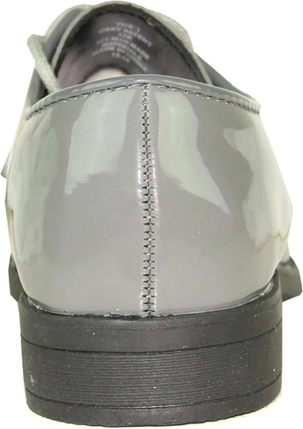 Детские туфли-оксфорды на шнуровке VANGELO, Grey Patent — фото 2