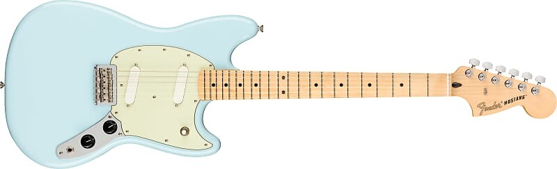 

Fender Player Mustang, кленовый гриф, цвет Sonic Blue — MX22136082