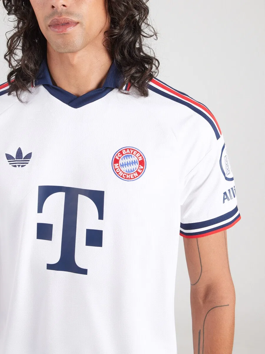 Белая футболка ADIDAS PERFORMANCE Performance 'FC Bayern Munchen 26-27' — фото 3