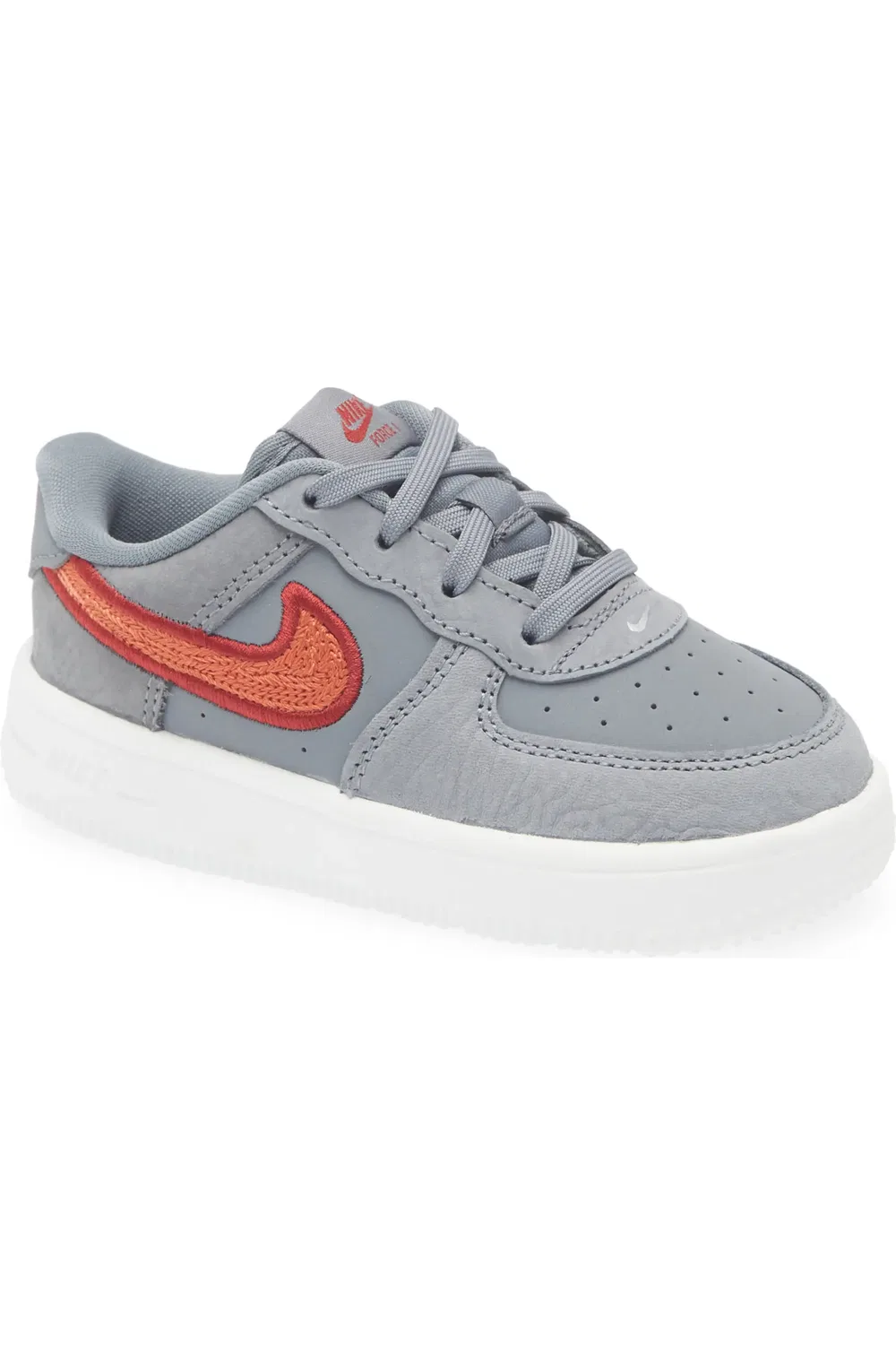 Кроссовки детские баскетбольные Air Force 1 Nike, 001 Col Gy/Tmcrms