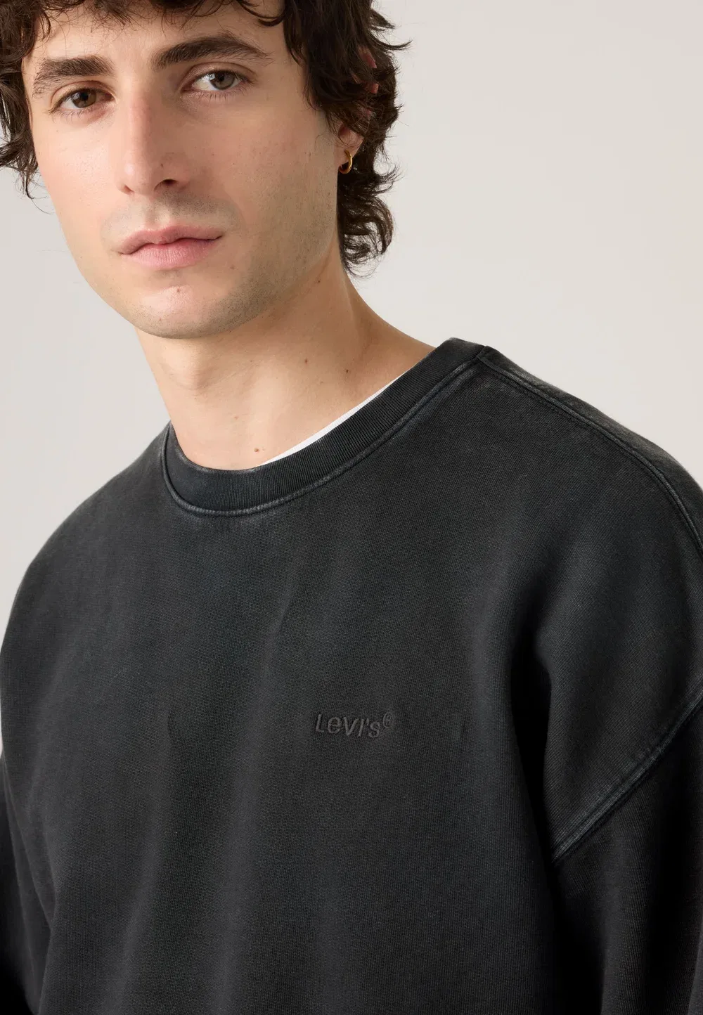 Оригинальная толстовка Levi'S, Faded Wash Jet Black — фото 4