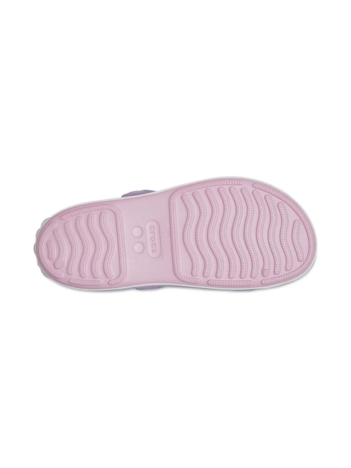 Двухцветные сандалии Crocs, розовый — фото 2