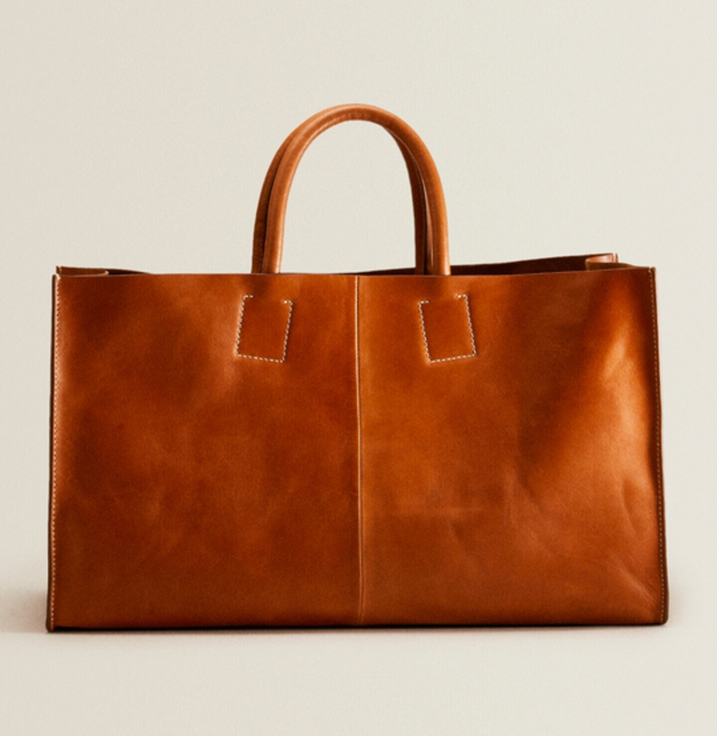 

Сумка-тоут Zara Home Leather, коричневый